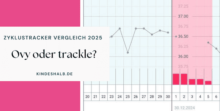 Ovy oder trackle Zyklustracker 2025 im Vergleich